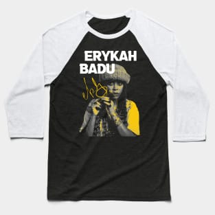 Badu Kan Grey Baseball T-Shirt